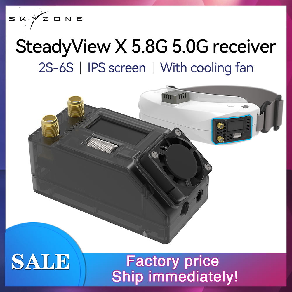SKYZONE Steadyview X 5/5.8G レシ - Skyzone Steadyview X Receiver Module のレビューと価格